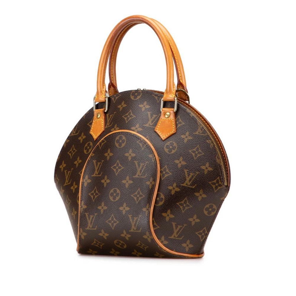 Louis Vuitton Monogram Ellipse Handbag Brown Leather - Picture 2 of 10